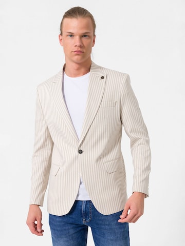 Slim fit Sacou de la Daniel Hills pe bej: față