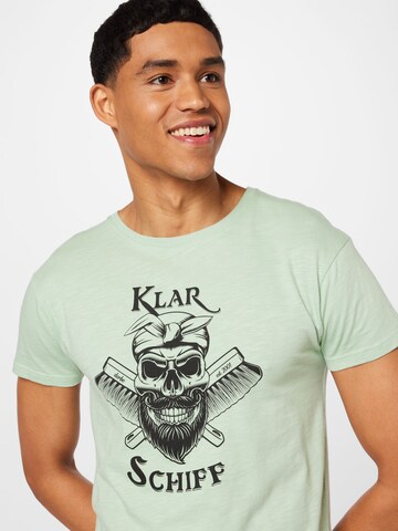 Derbe - Camiseta 'Klar Schiff' en verde