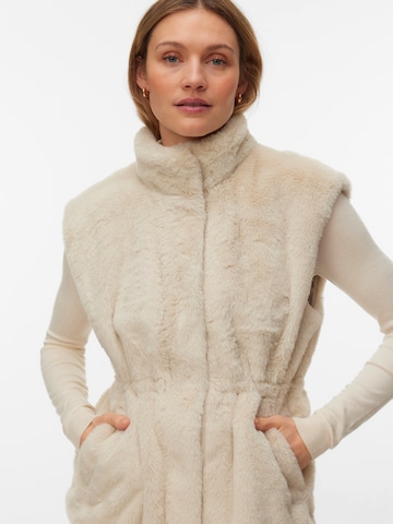 VERO MODA Жилетка в Бежевый