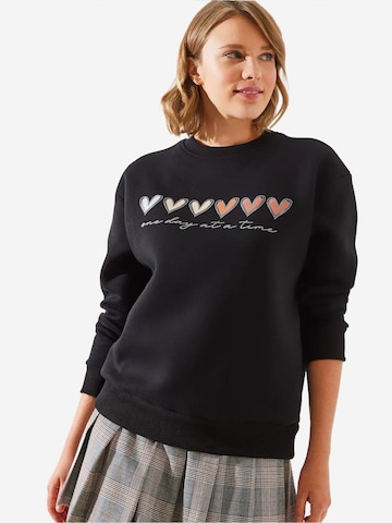 Bianco Lucci - Sweatshirt em preto