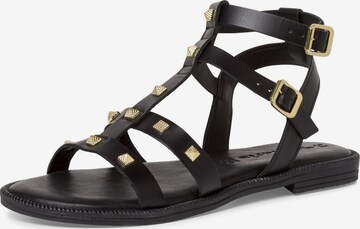 TAMARIS Sandals in Black: front