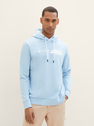 Sweat-shirt TOM TAILOR en bleu : devant