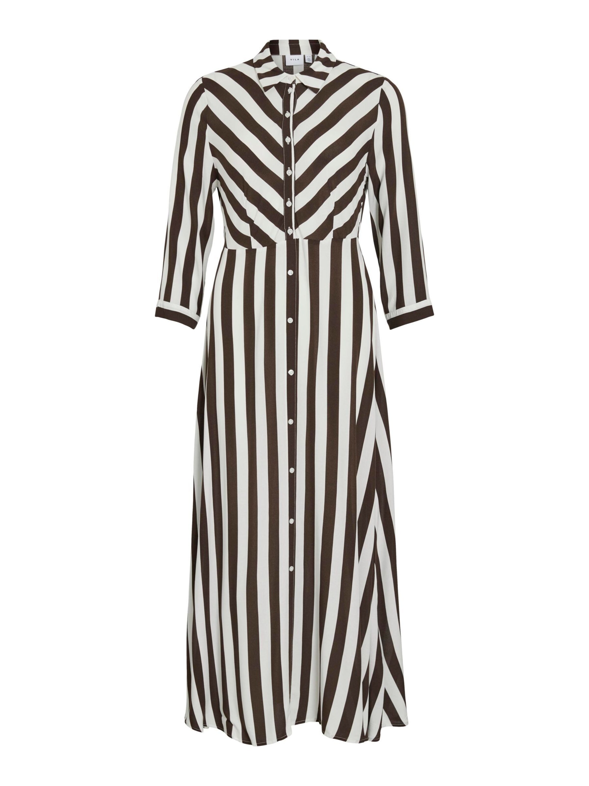VILA Shirt dress in Brown: front