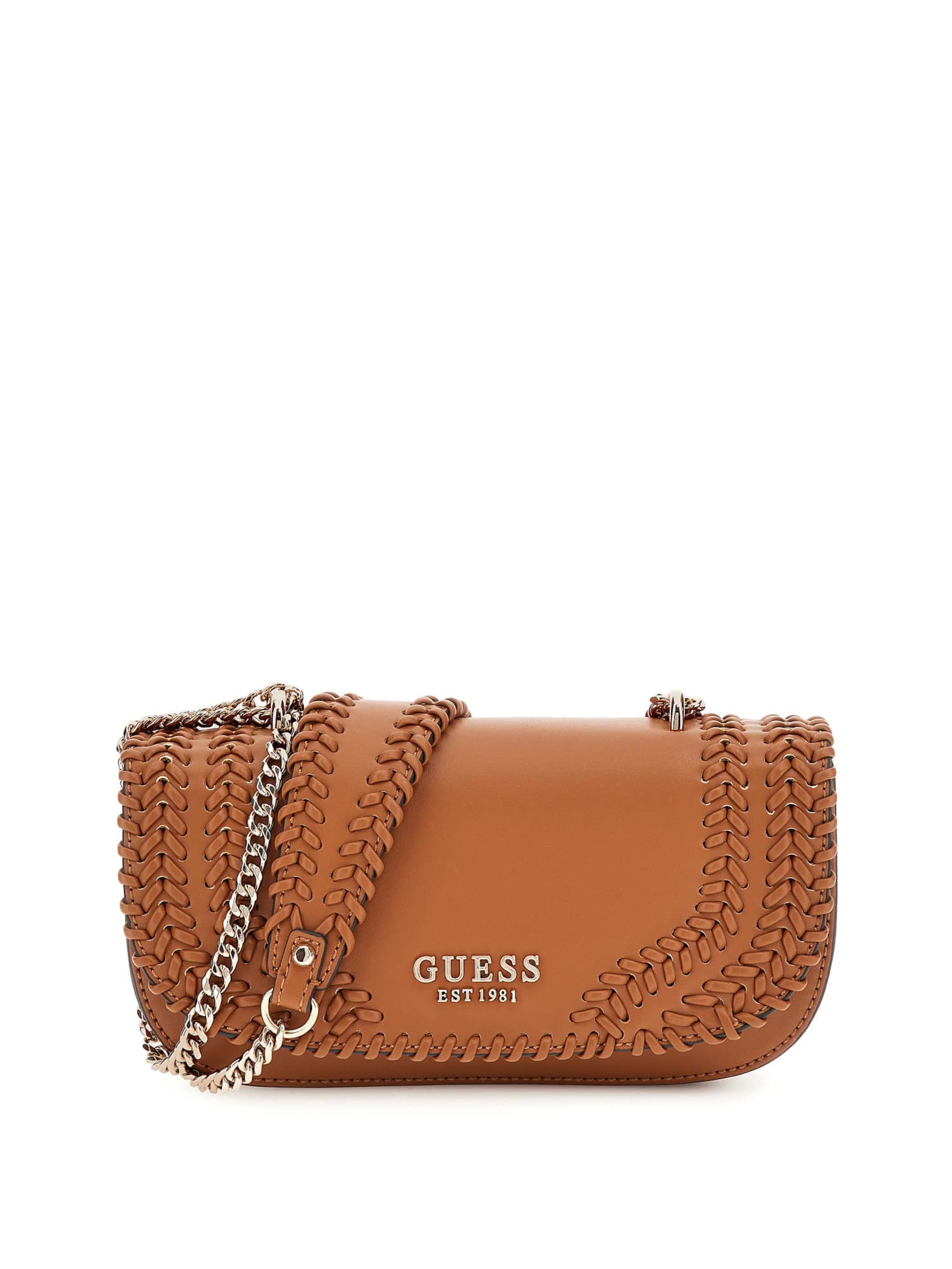 GUESS Crossbody Bag 'Tatum' in Bronze: front