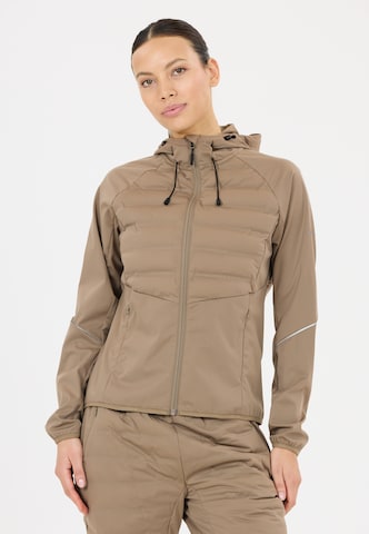 ENDURANCE Sportjas 'Eluna' in Beige: voorkant