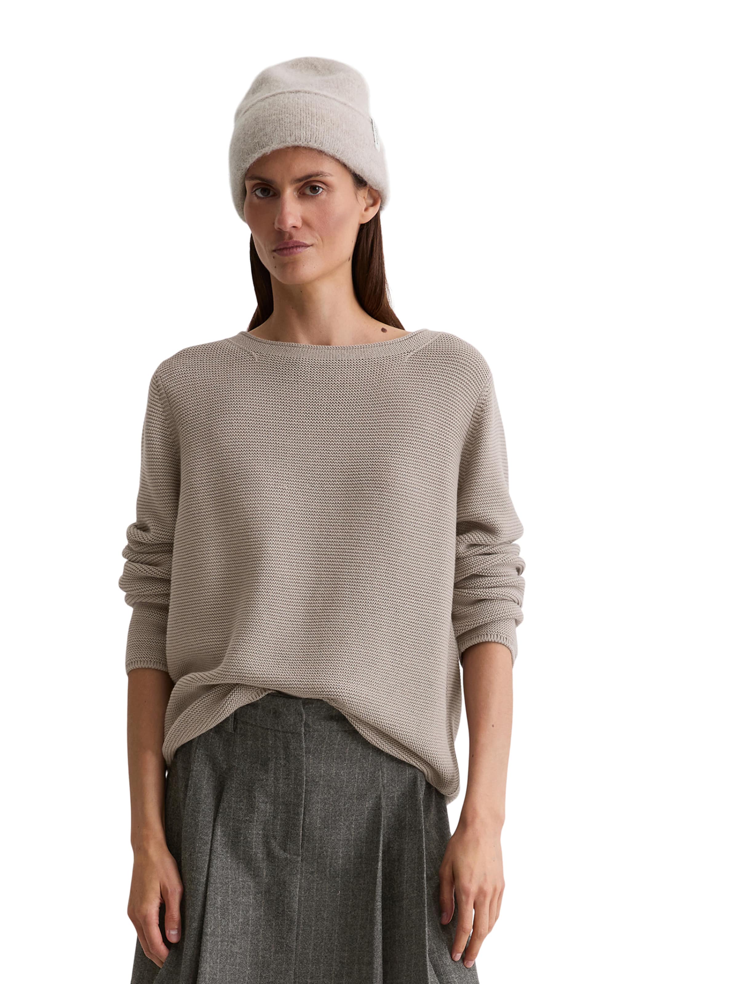 Pullover di Marc O'Polo in grigio: frontale