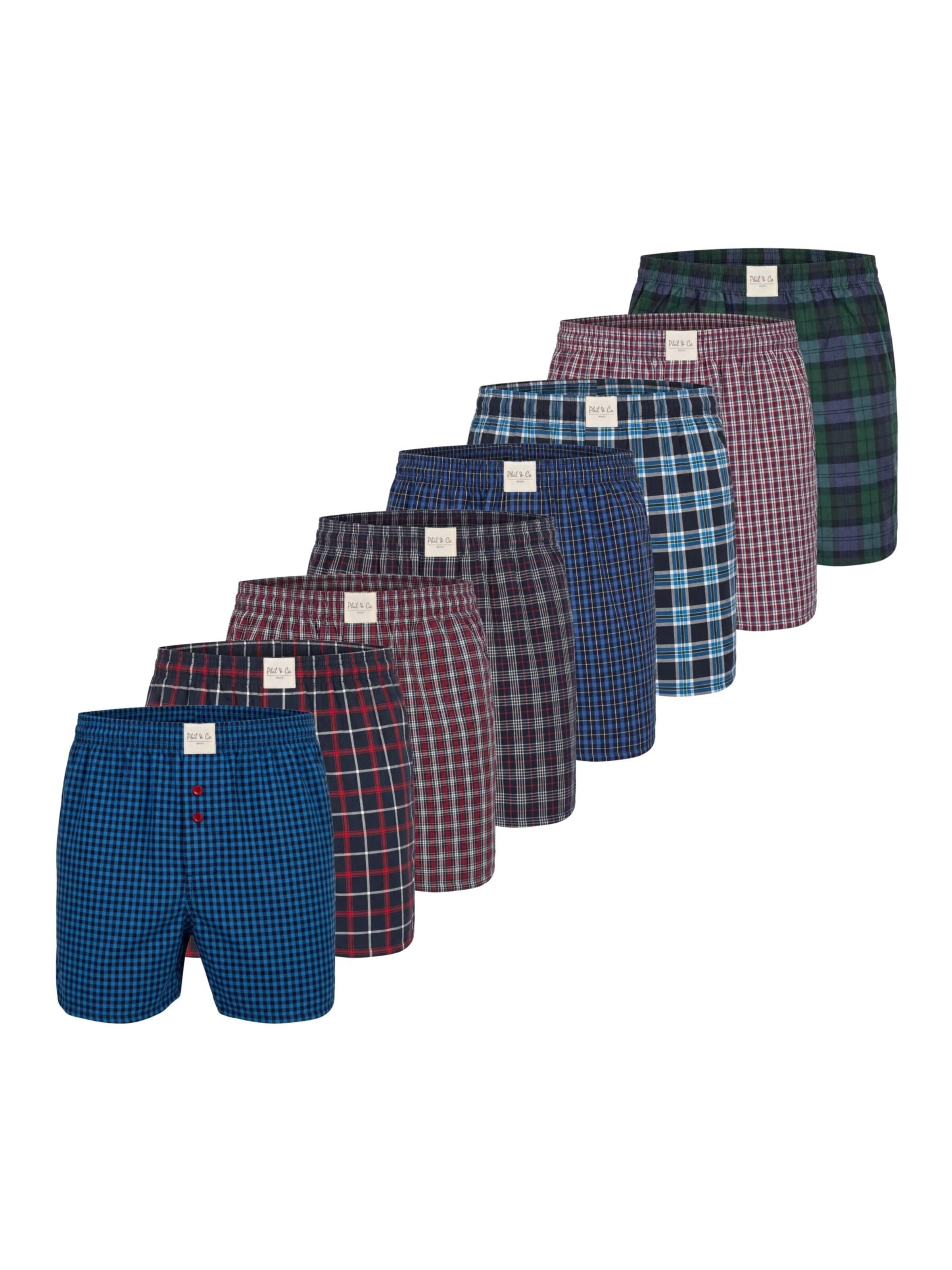 Phil & Co. Berlin Boxershorts in Gemengde kleuren: voorkant