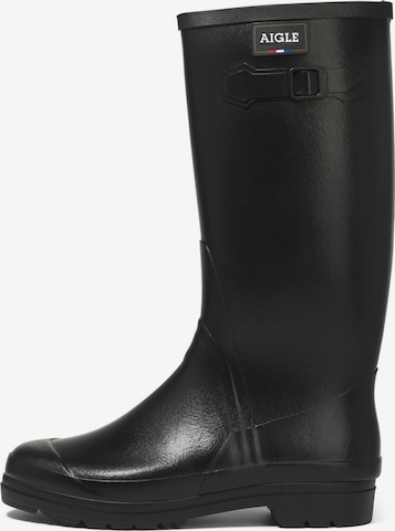 AIGLE Gummistøvler 'CESSAC' i sort: forside