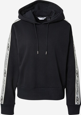 DKNY Performance Athletic Sweatshirt in Black: front