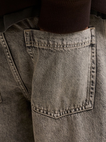 JACK & JONES Loosefit Τζιν 'JJIEDDIE JJCREW' σε γκρι