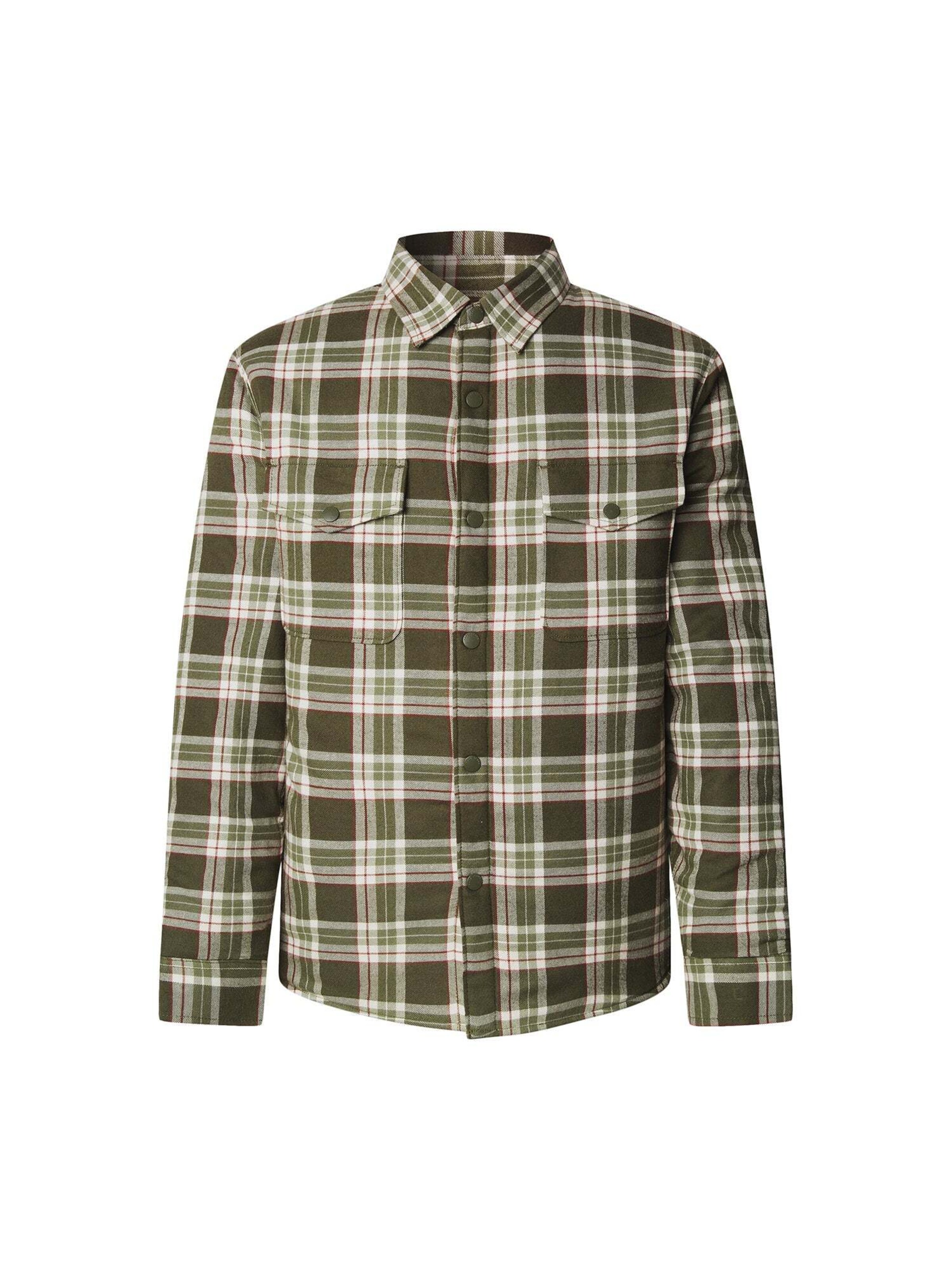 Pepe Jeans Regular Fit Hemd 'Clemen' in Grün: Vorderseite