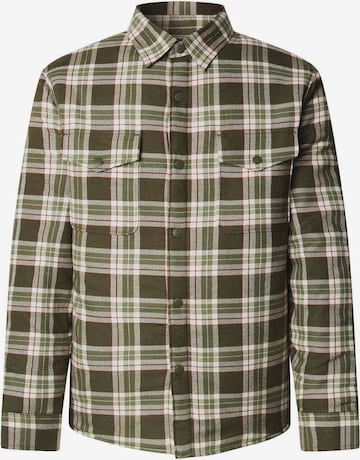 Pepe Jeans - Ajuste regular Camisa 'Clemen' en verde: frente