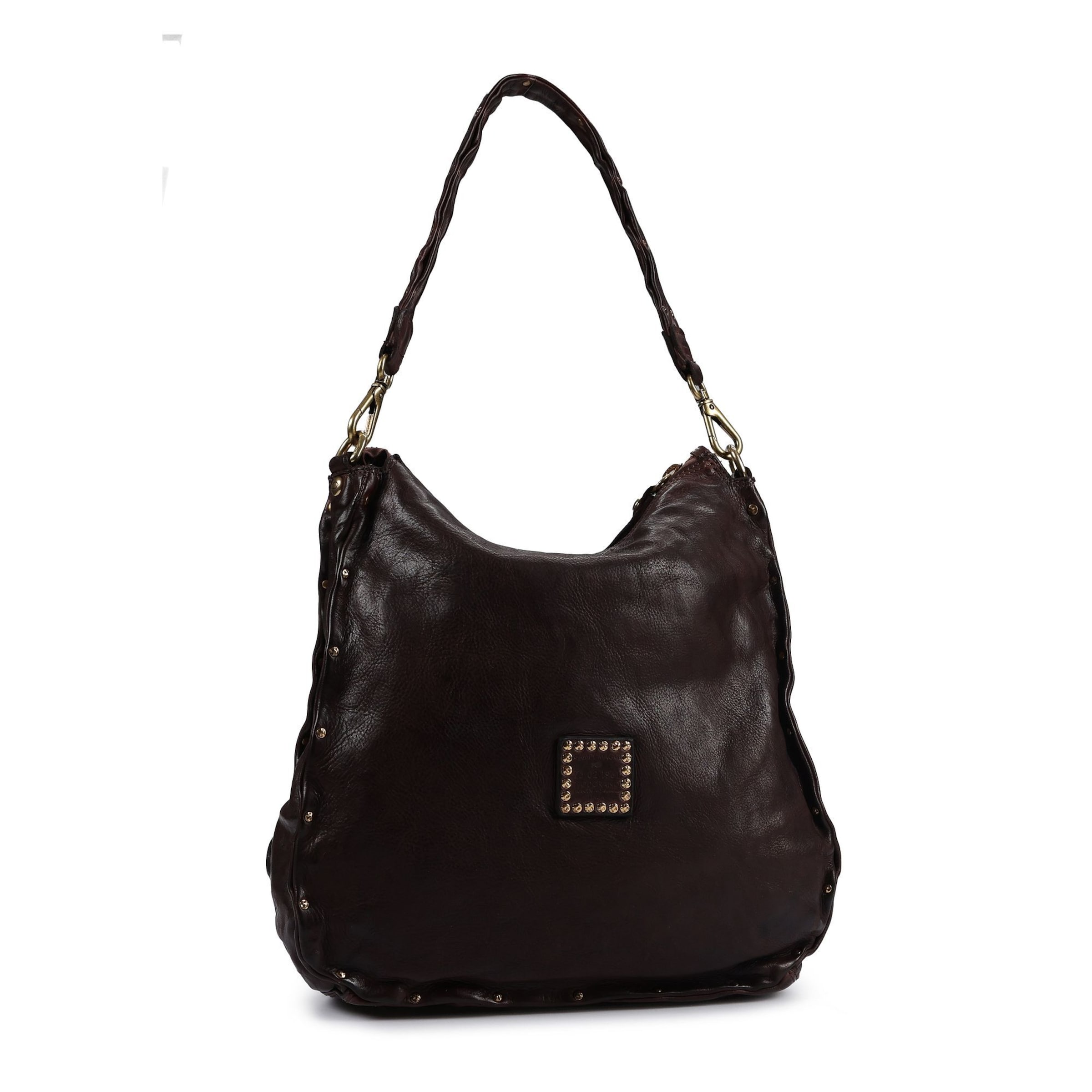 Borsa a spalla 'Siria' di Campomaggi in marrone