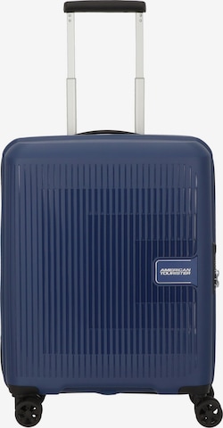American Tourister Trolley 'AeroStep' in Blauw: voorkant