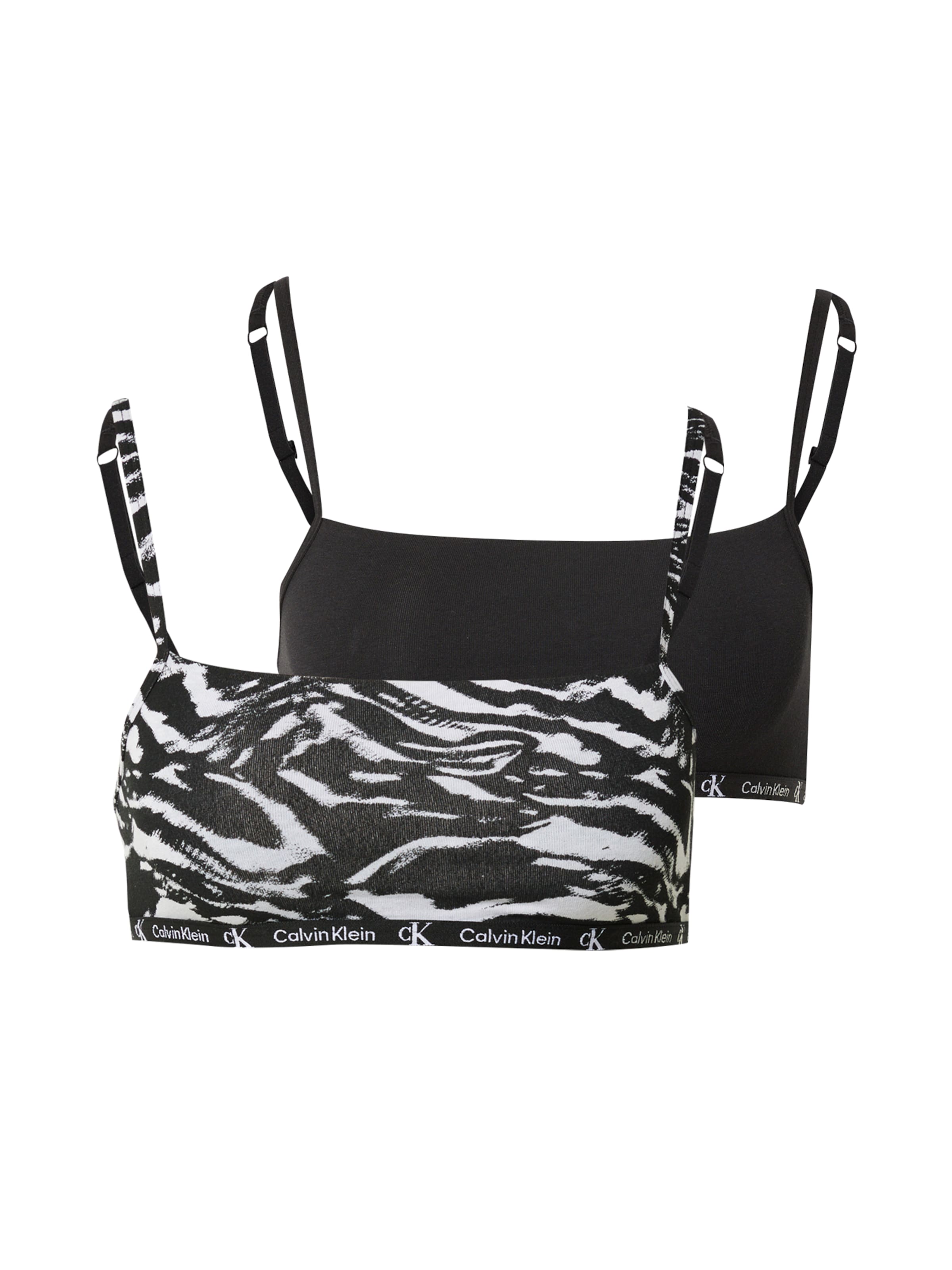 juoda Calvin Klein Underwear Biustjė Liemenėlė: priekis