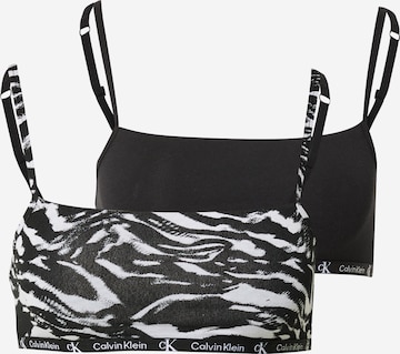 Calvin Klein Underwear Бюстие Сутиен в черно: отпред