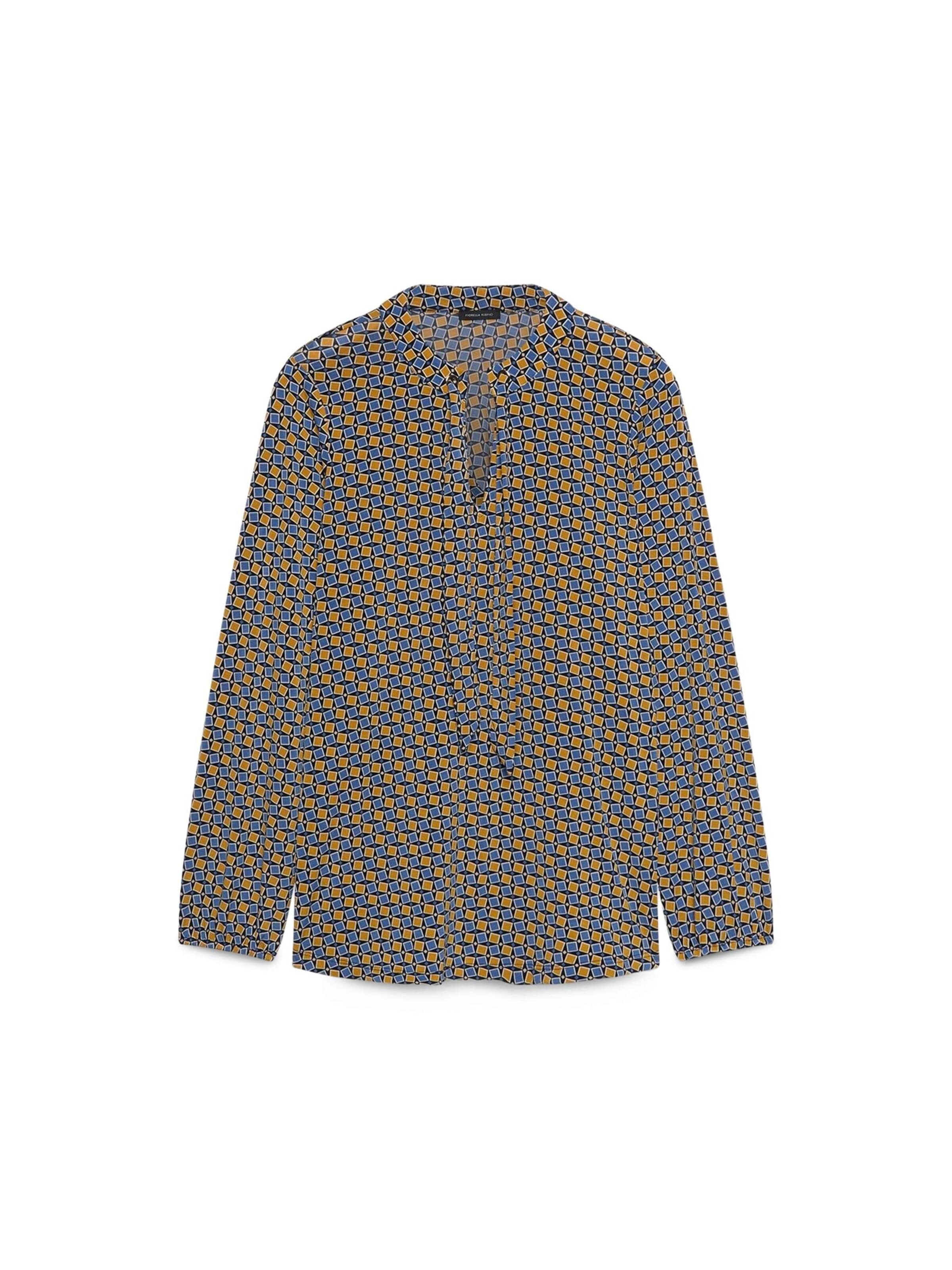 Fiorella Rubino Blouse in Blauw: voorkant