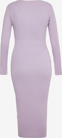 faina Pletena obleka | vijolična barva