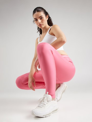 UNDER ARMOUR Skinny Sports trousers in Pink