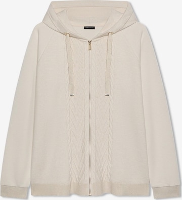 Fiorella Rubino Sweatvest in Beige: voorkant
