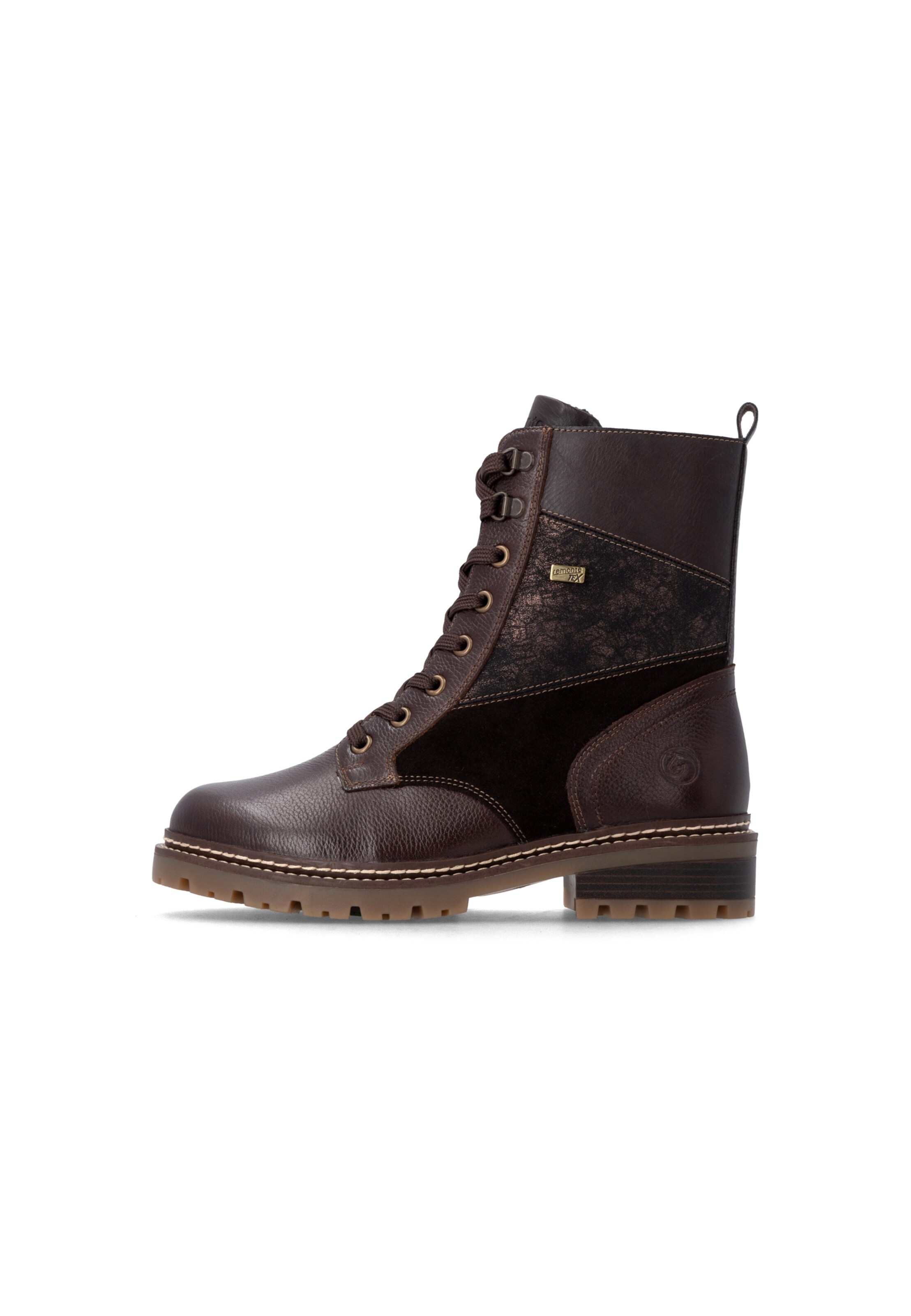 Bottines à lacets ' D0B84 ' REMONTE en marron