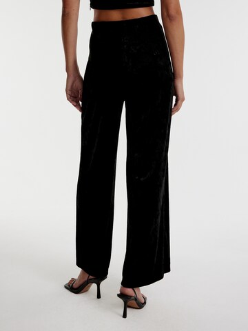 EDITED Zvonové kalhoty Kalhoty 'Dahlia' – černá