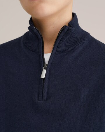 WE Fashion Свитер в Синий