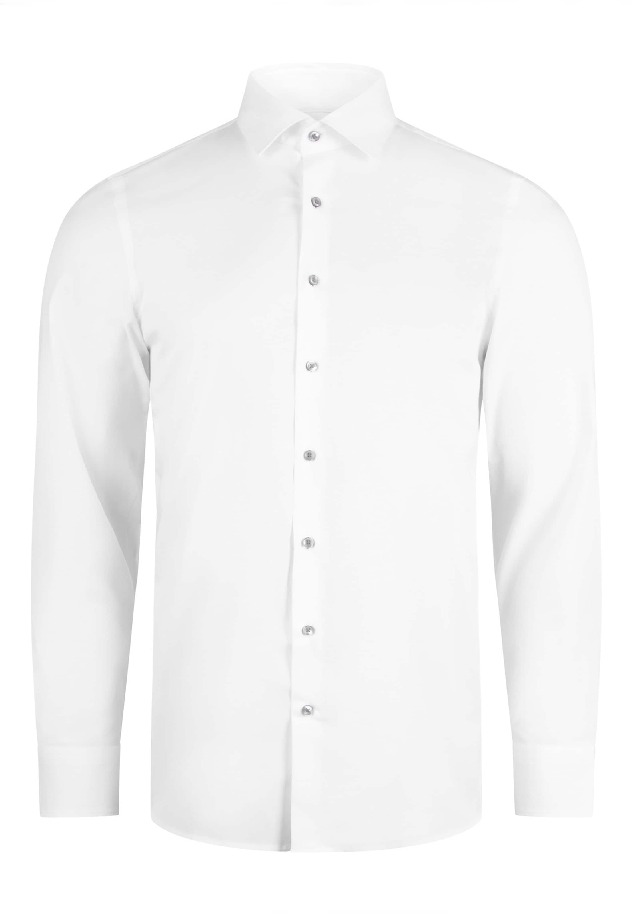 Coupe slim Chemise business ROY ROBSON en blanc : devant