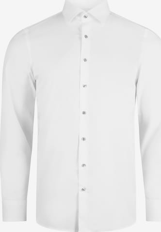 Coupe slim Chemise business ROY ROBSON en blanc : devant