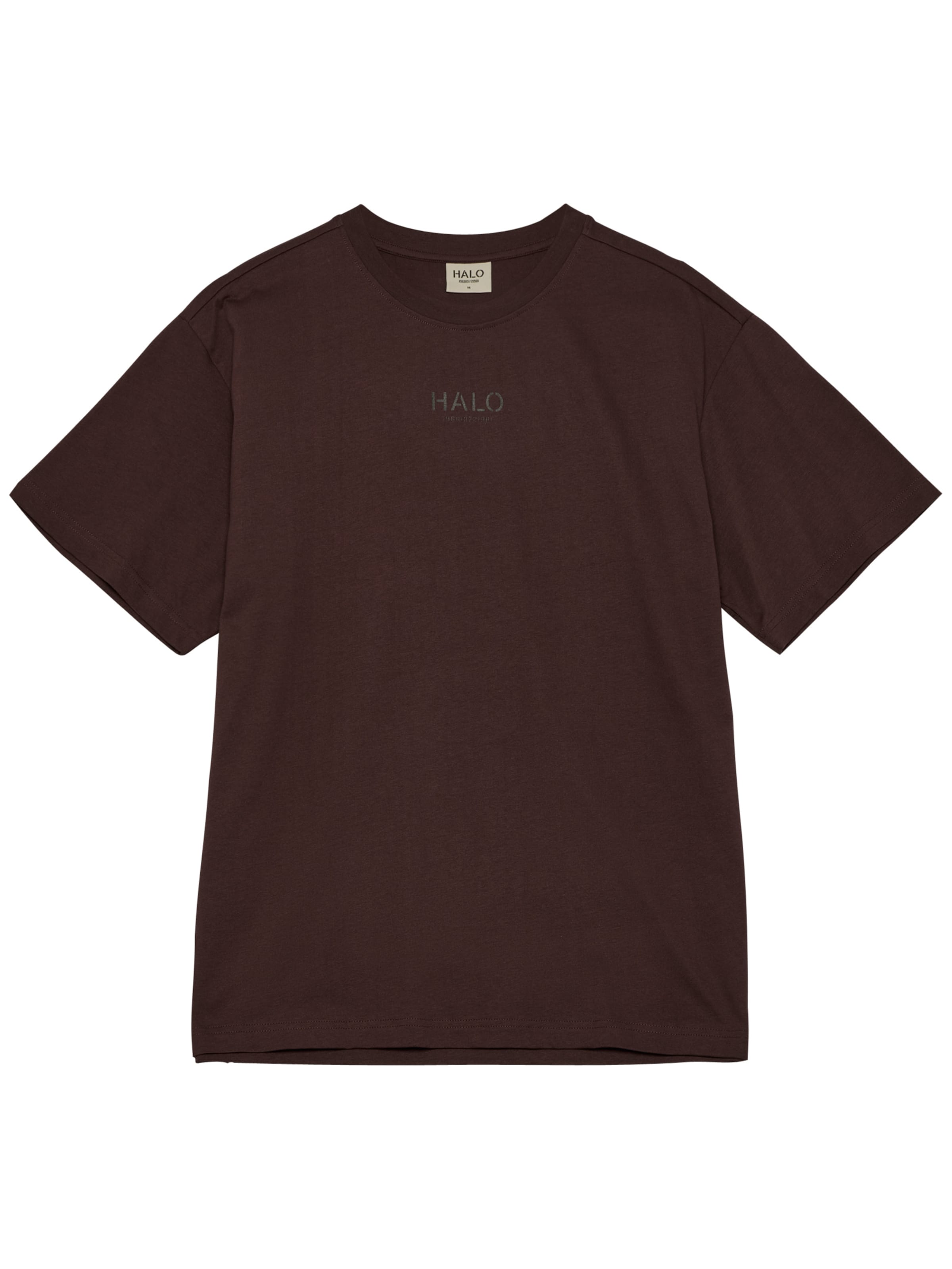 HALO T-Shirt in Braun: Vorderseite