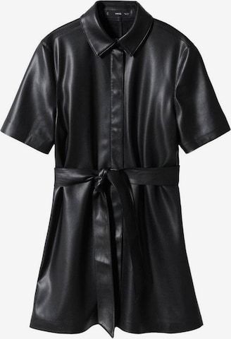 MANGO Shirt Dress 'Vernazza' in Black: front