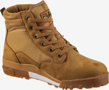 FILA Lace-Up Ankle Boots 'Grunge II' in Brown
