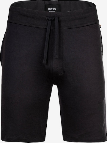 BOSS Normální Kalhoty – černá: přední strana