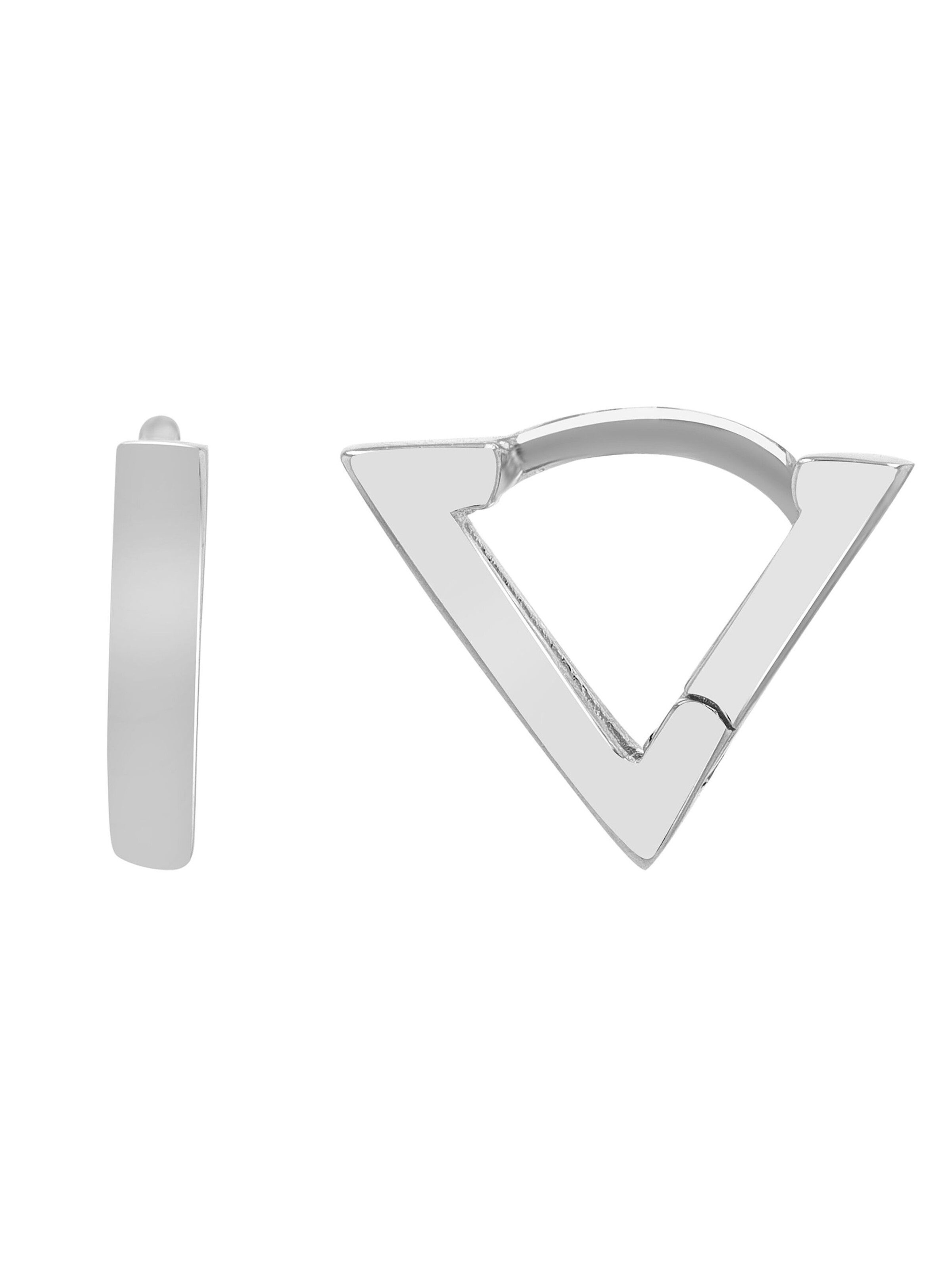 Akzent Ohrringe 'Atalja, 925 Sterlingsilber, langlebig'‌‌‌‌‌‌‌‌ in Silber: Vorderseite