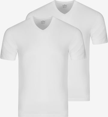 Ragman Unterhemd 'Basic' in Weiß: Vorderseite