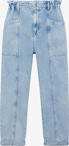 MANGO Loose fit Jeans 'Angela' in Blue: front