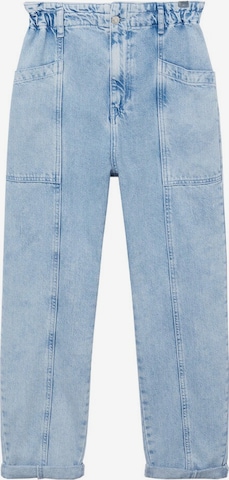 Loosefit Jeans 'Angela' de la MANGO pe albastru: față