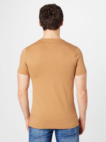 TOMMY HILFIGER T-Shirt in Braun