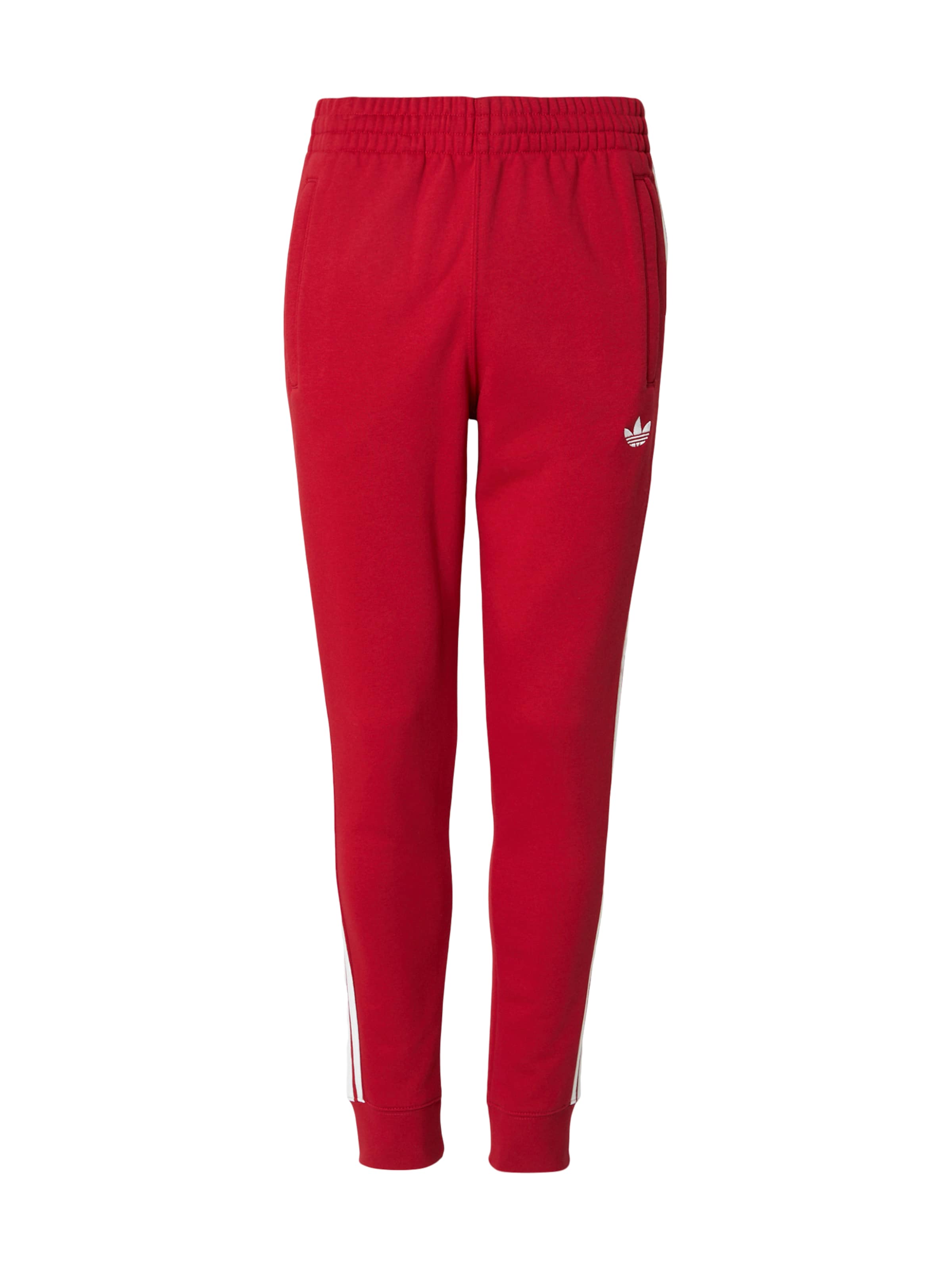 ADIDAS ORIGINALS - Calças em vermelho: frente