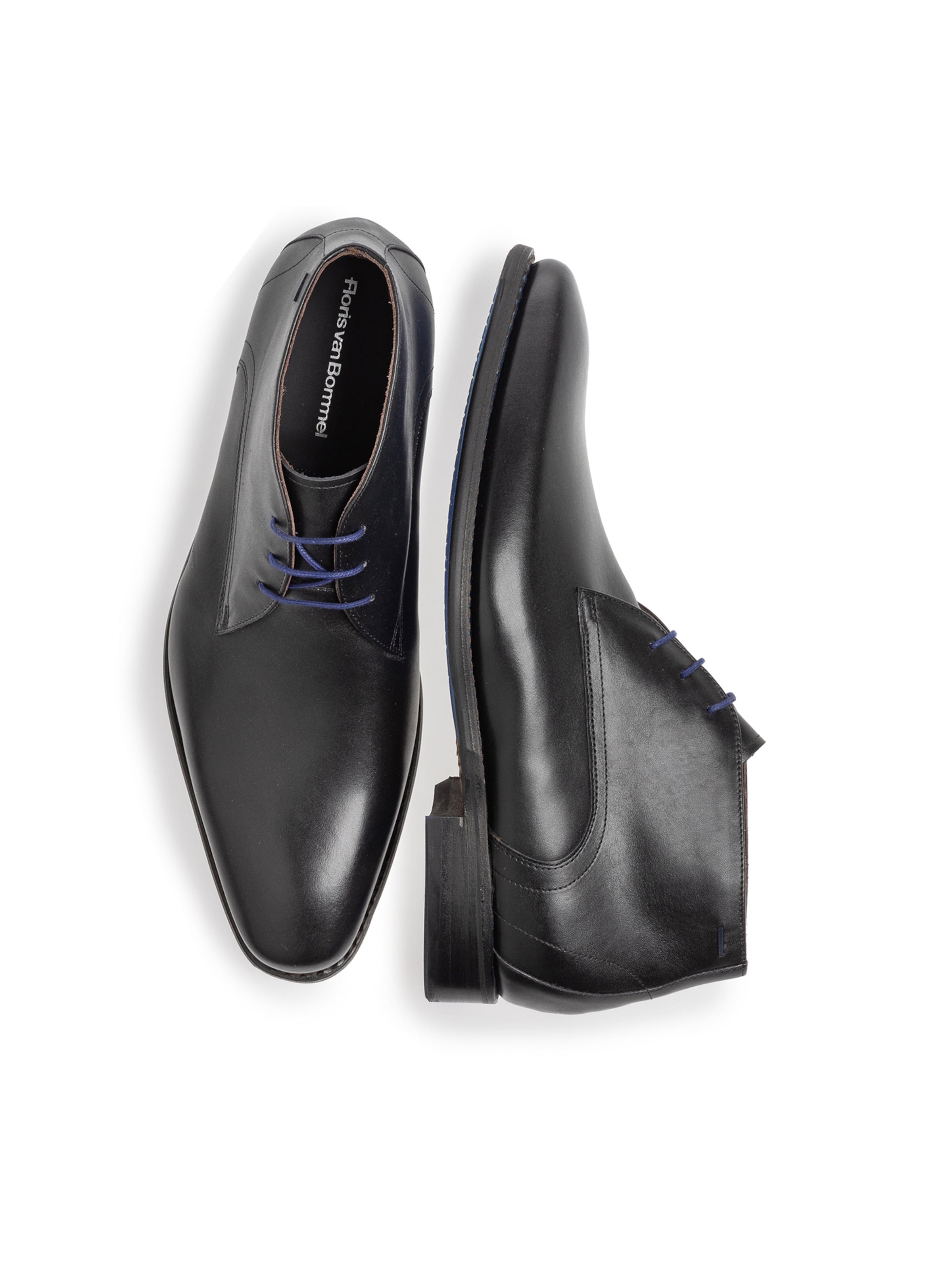 Floris van Bommel Chukka Boots 'De Loper 15' in Schwarz