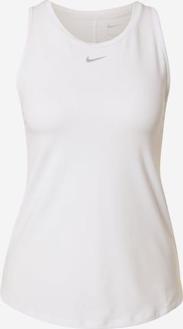 balta NIKE Sportiniai marškinėliai be rankovių: priekis