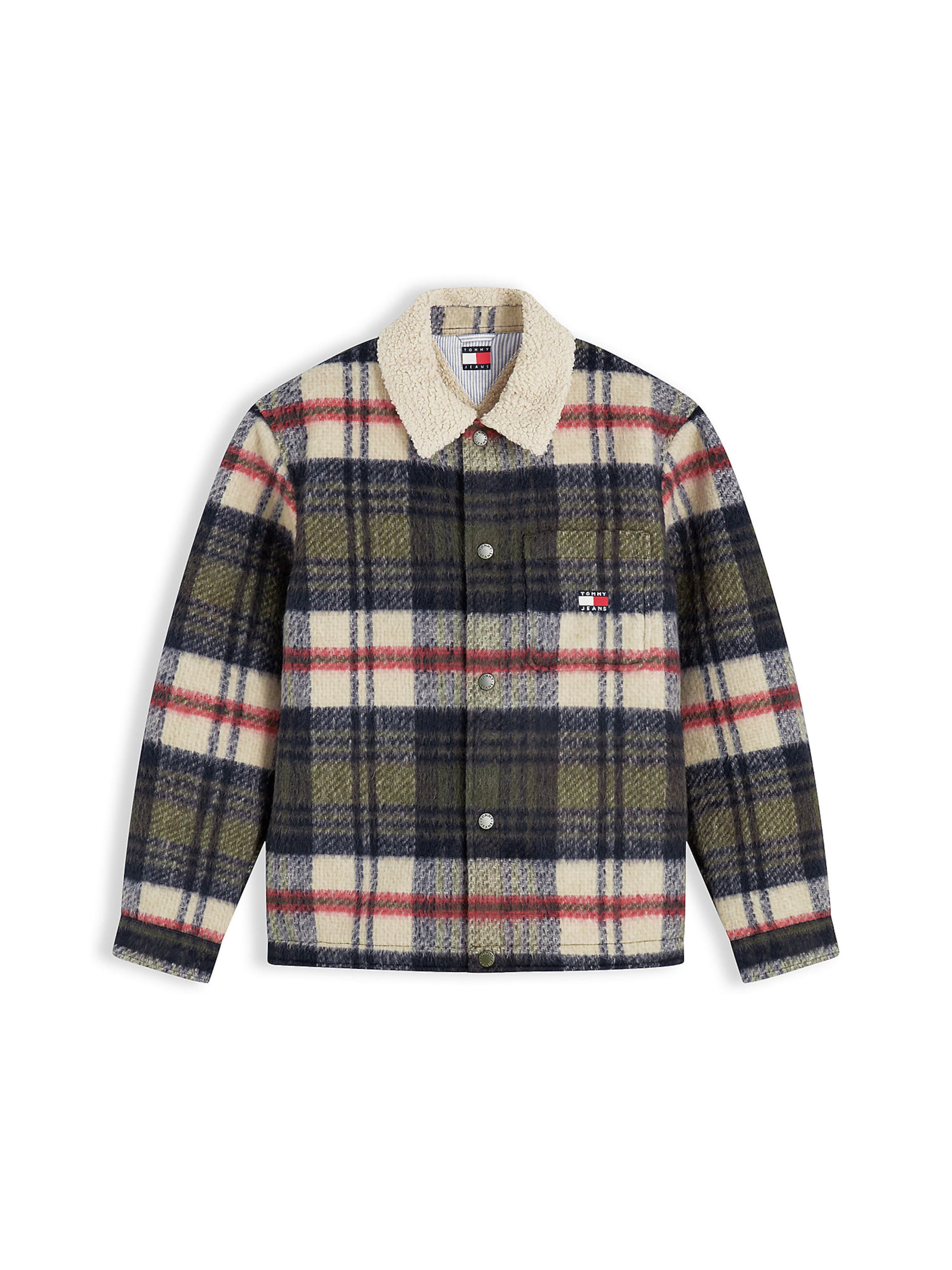 Tommy Jeans Between-season jacket in Beige: front