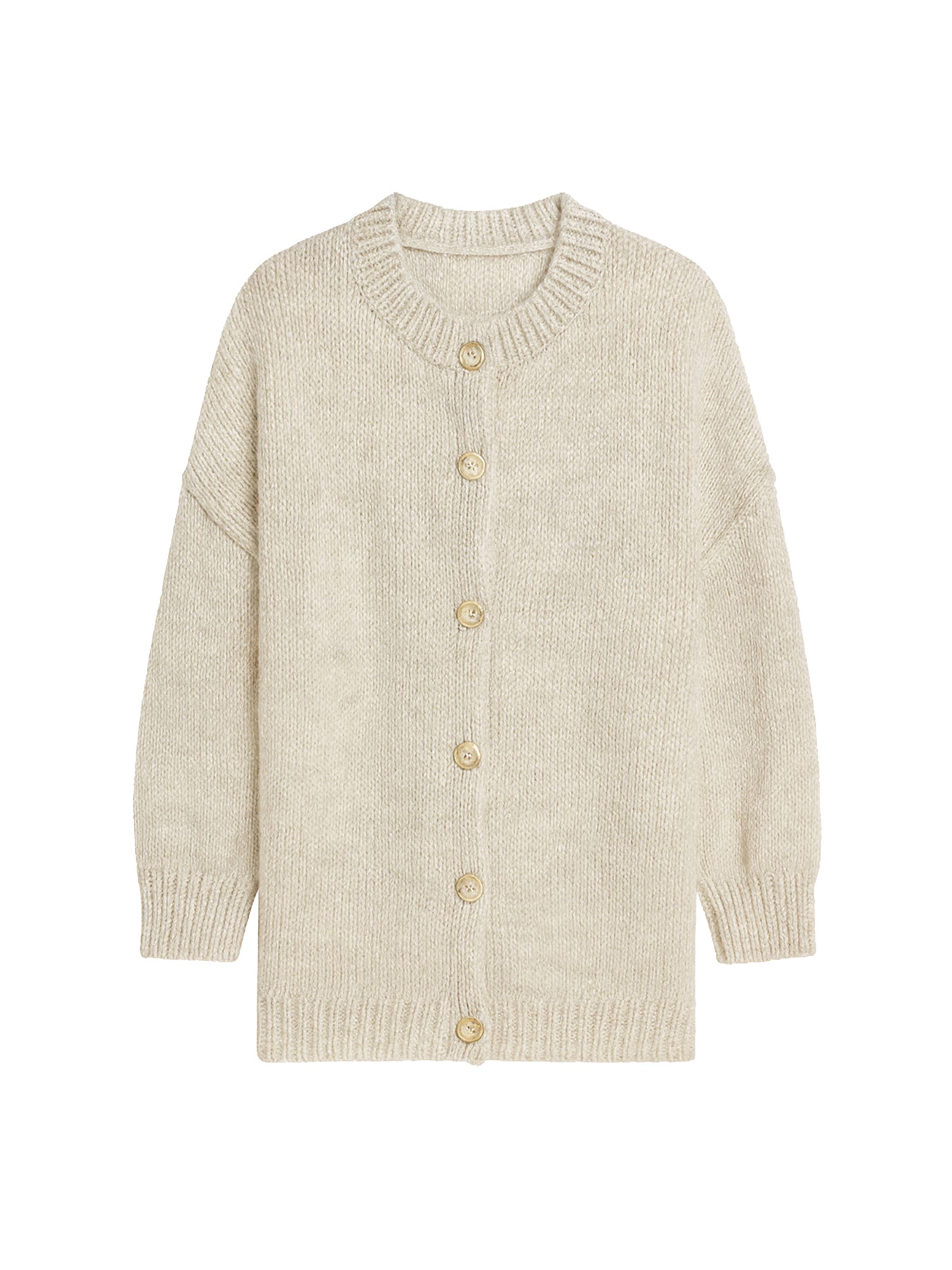 Elara Cardigan i beige, Produktvisning