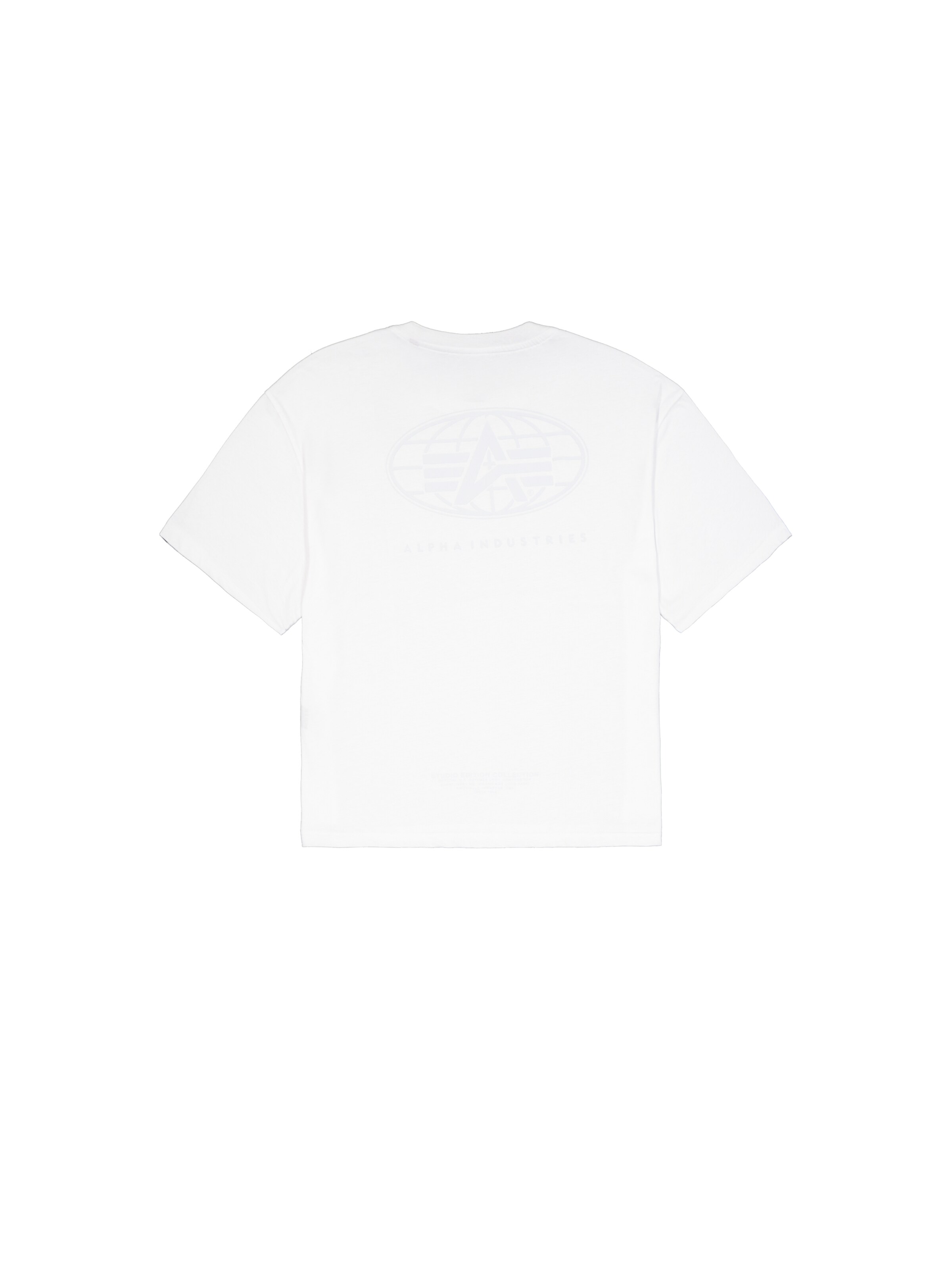 T-Shirt ALPHA INDUSTRIES en blanc