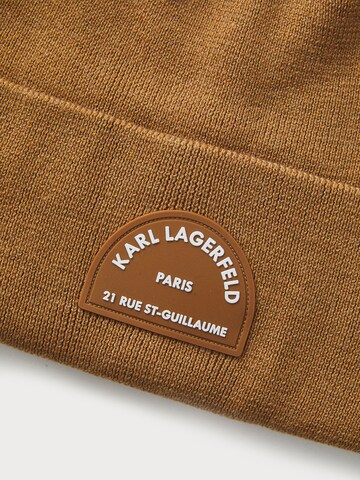 Bonnet Karl Lagerfeld en marron