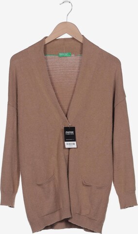 UNITED COLORS OF BENETTON Strickjacke XS in Braun: predná strana