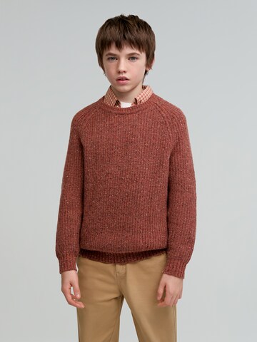 Scalpers Pullover 'Lisbon' in Rot: Vorderseite