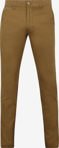 Suitable Regular Chino 'Plato' in Groen: voorkant