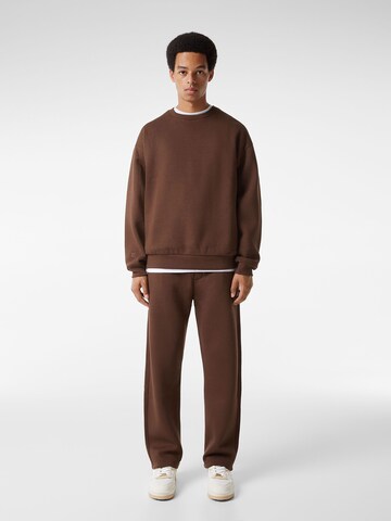 Bershka Sweatsuit in Brown