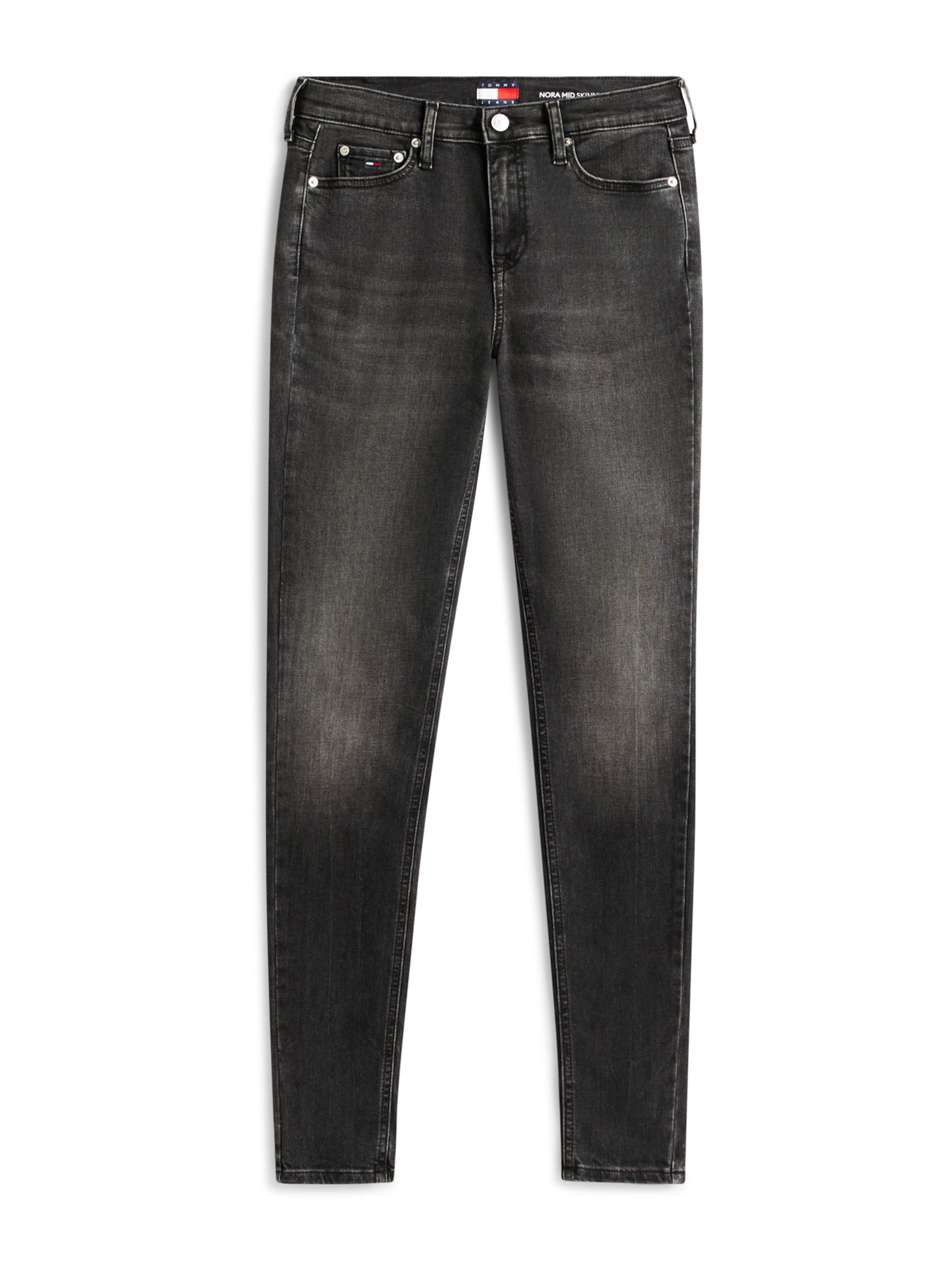 Tommy Jeans Skinny Jeans 'NORA' in Black: front